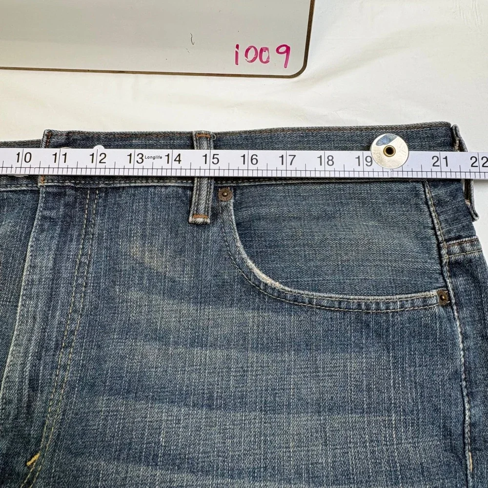 Levis 569 Loose Straight Jeans Mens 40x30‎ Medium Wash Blue Denim Baggy